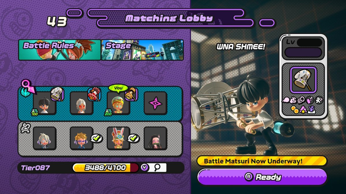 80shi0's tweet photo. MY COPY CAT #Ninjala #NintendoSwitch https://t.co/crFQonUesj