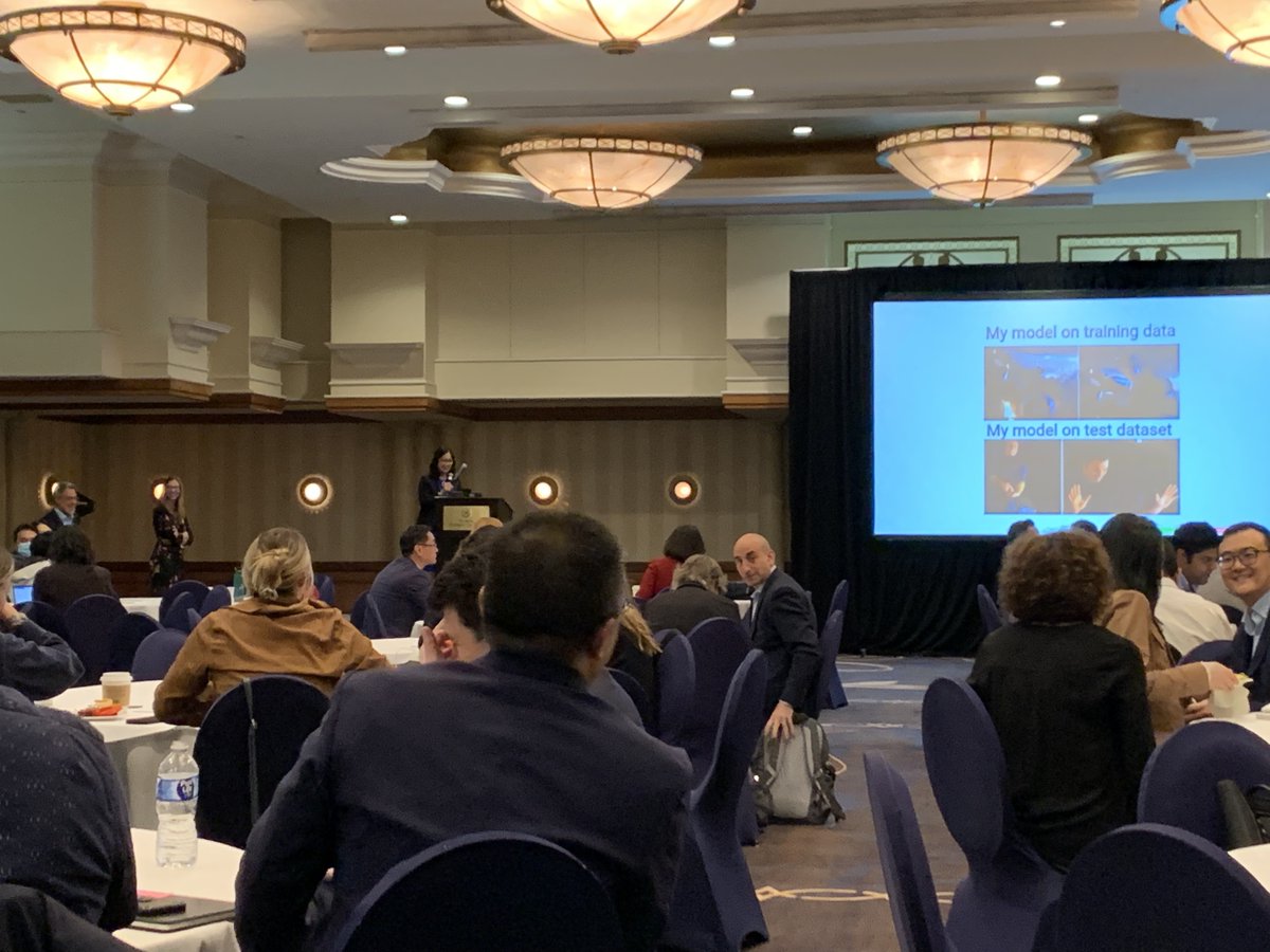 NEIDirector's tweet photo. Loved watching @SallyLiuBaxter and @williamhersh serve as MCs at the #Bridge2AI2023 meeting.
And seeing updates by leadership of 4 Data Generation groups including @YaelBensoussan @aaronylee @ericrosenthalmd @TreyIdeker, and Bridge group (Lucila Ohno-Machado). Amazing consortium https://t.co/JVF5qHvMrn