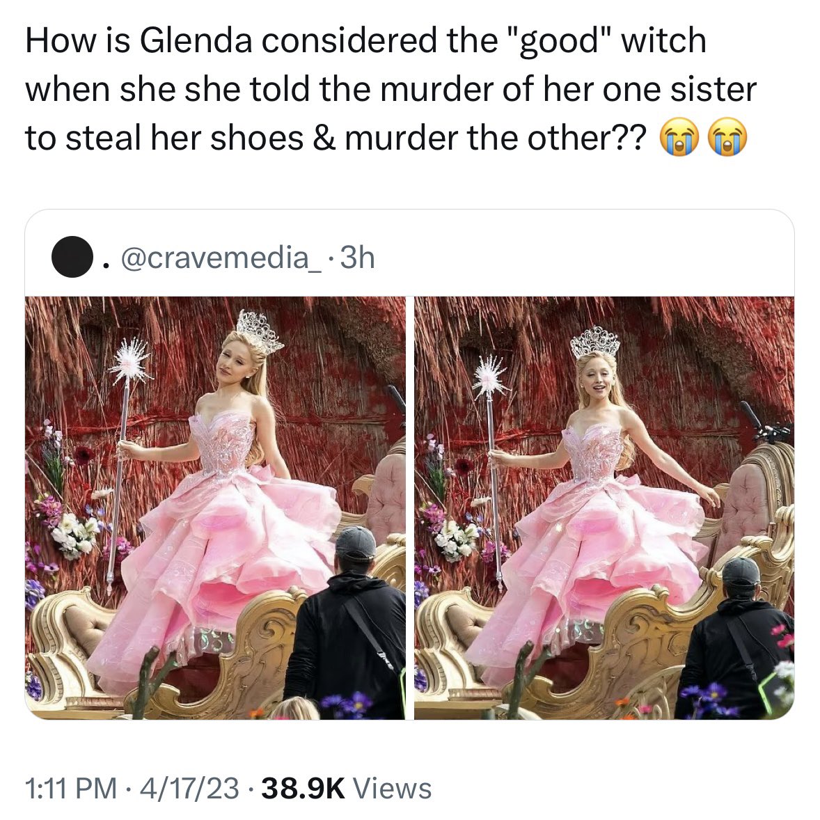 TomZohar's tweet photo. I am not going to survive the hot takes from people who don’t know what Wicked is about https://t.co/mZahvV65FH