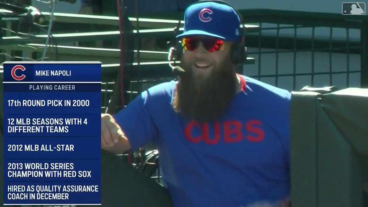 Thomas Carrieri on X: For those who have asked why Mike Napoli wasn't in  attendance this weekend He's currently the first base coach of the Cubs.   / X