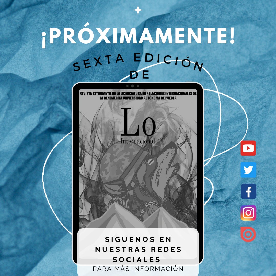 InternacionalLo's tweet photo. La sexta edición de #LoInternacional 🌎 se acerca ¡Proximamente! 
#BUAP https://t.co/m7PWE9kwsw