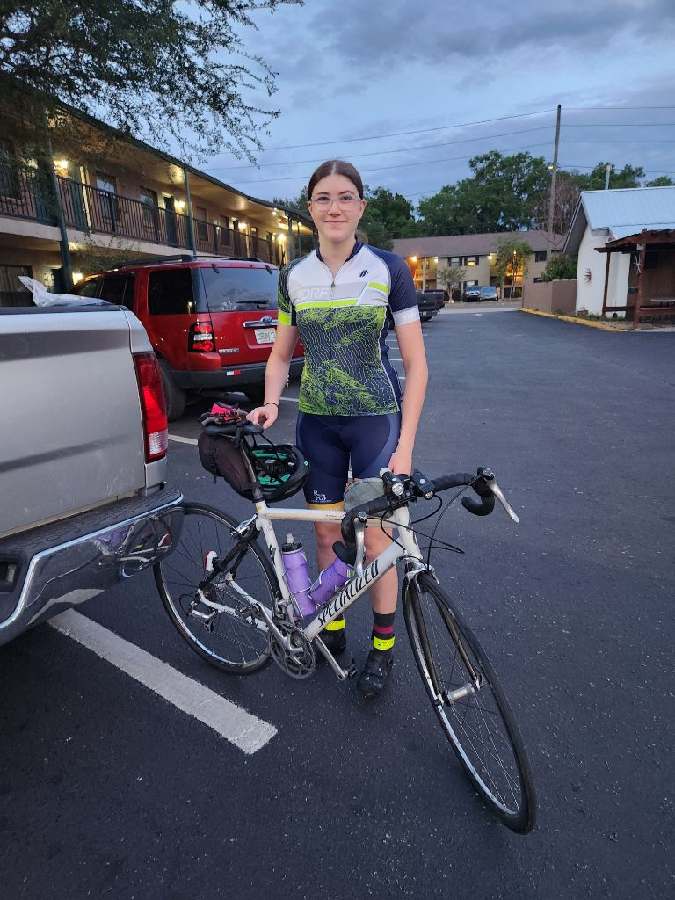 OctopusCycling's tweet photo. Sally, age 14, completed an ACP/BRM 600km brevet this past weekend in 37:31. Congratulations, Sally! https://t.co/J5rPn14a2p