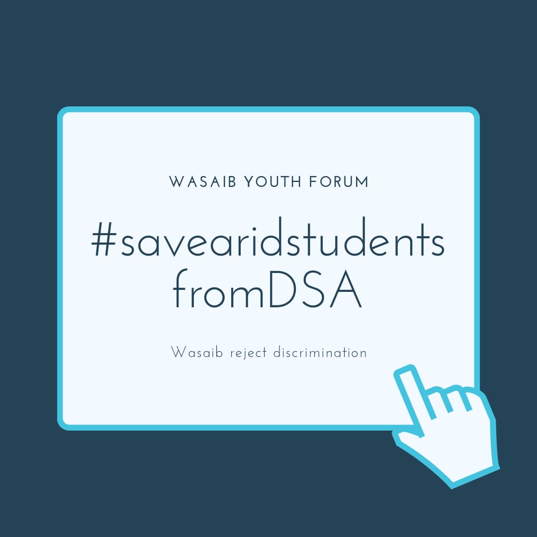 WasaibYouth's tweet photo. Stop Racial Profiling against Students of Wasaib
#savearidstudentsfromDSA https://t.co/KU1wckZ66K