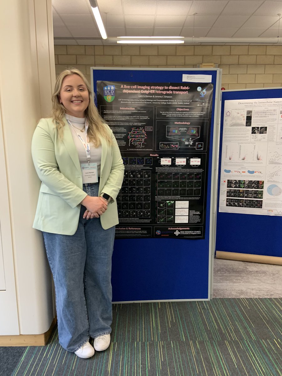 Very exciting day today, presenting the first poster of my PhD at Dynamic Cell V in Loughborough! Lots of really exciting and stimulating conversations, really excited for the rest of the week 😊 #BiochemEvent #MembraneTrafficking