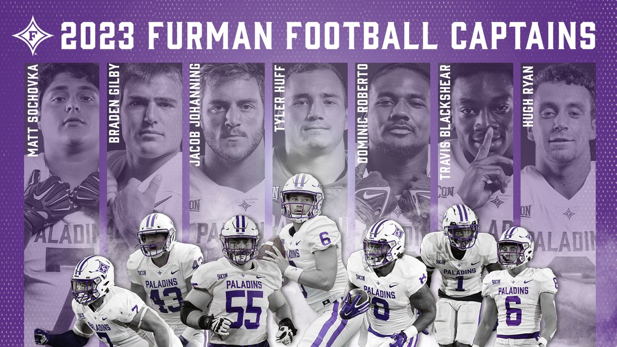 Furman Football Announces 2023 Team Captains bit.ly/3LgPRgt