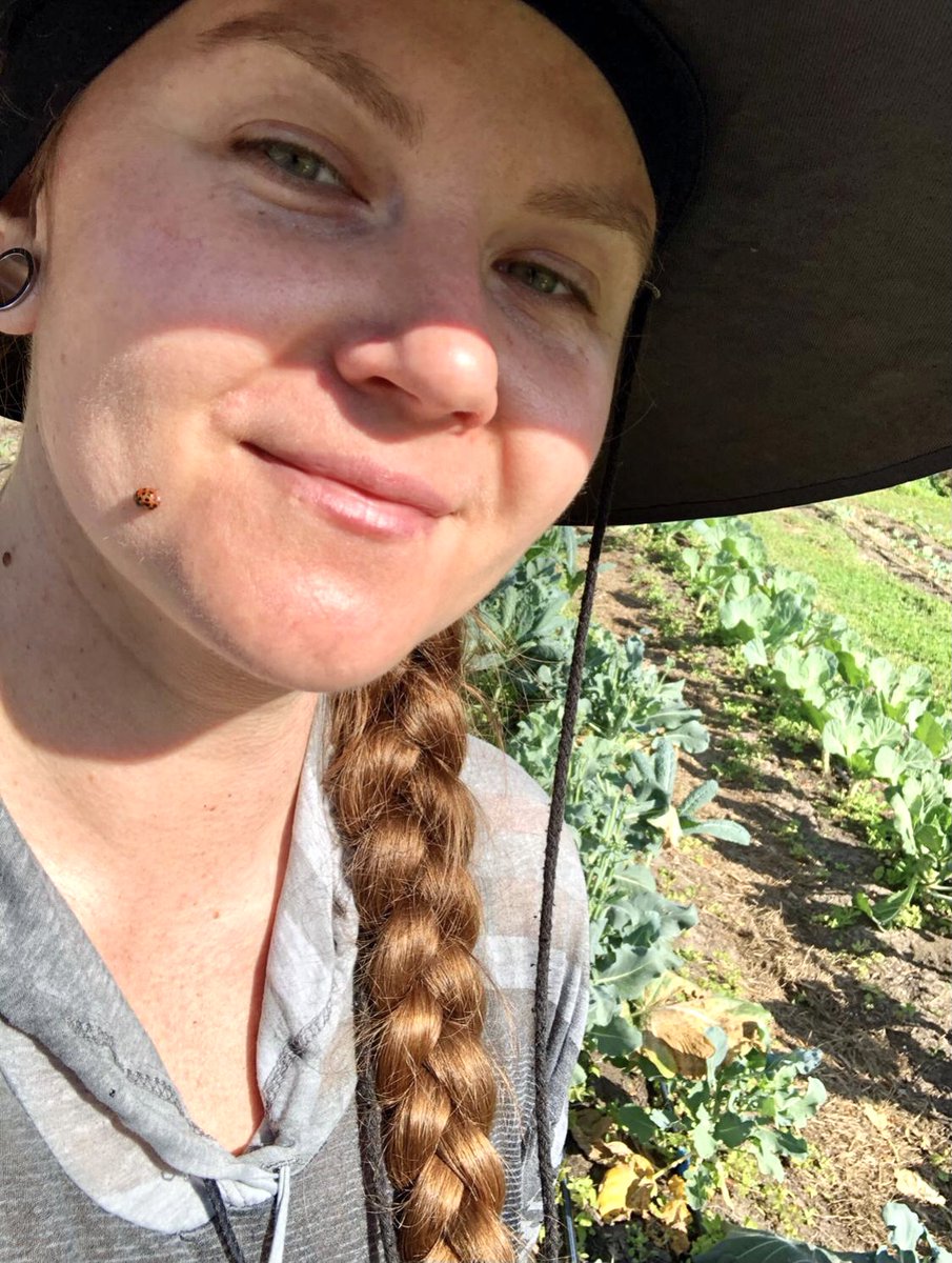Meet Bridgette! She is a senior majoring in horticulture science, specializing in Organic Crop Production! Her career plan is to become a small-scale market farmer!

Bridgette’s favorite part about being an intern is getting to work outdoors alongside nature and good people!