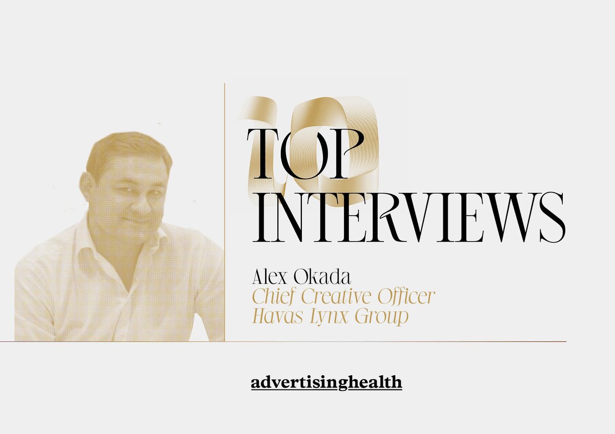 The Official AdvertisingHealth World Top 10: 2022 @adhealthmag is OUT. Congratulations to all of the agencies and clients that made the prestigious list. Check out some of the excellent interviews and insights exclusively here @HAVASLYNXEU advertising-health.com/the-official-a…