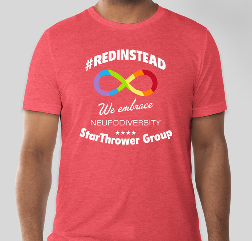 StarthrowerG's tweet photo. Please support our amazing organization this year and wear this shirt with pride! It's only available until the end of this month. Don't miss out!  #Redinstead #AutismAwareness #StarThrowerGroup #autism #Neurodiversity
https://t.co/lIkmXqX6ta https://t.co/TcbiWtwEq6
