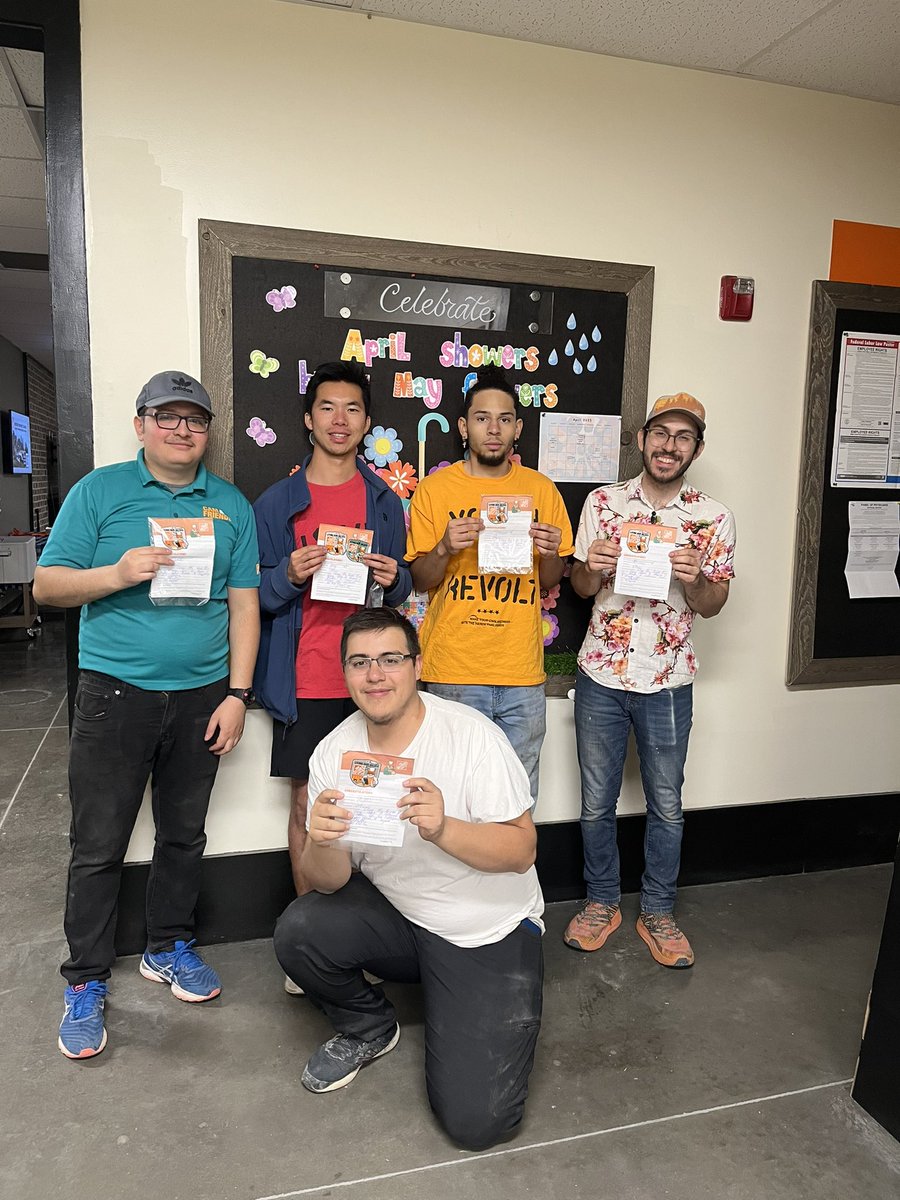 Shoutout to this amazing group of associates for their dedication and hard work for going above and beyond to take care of our customers and staying until the job is done!! #powerhousepowder