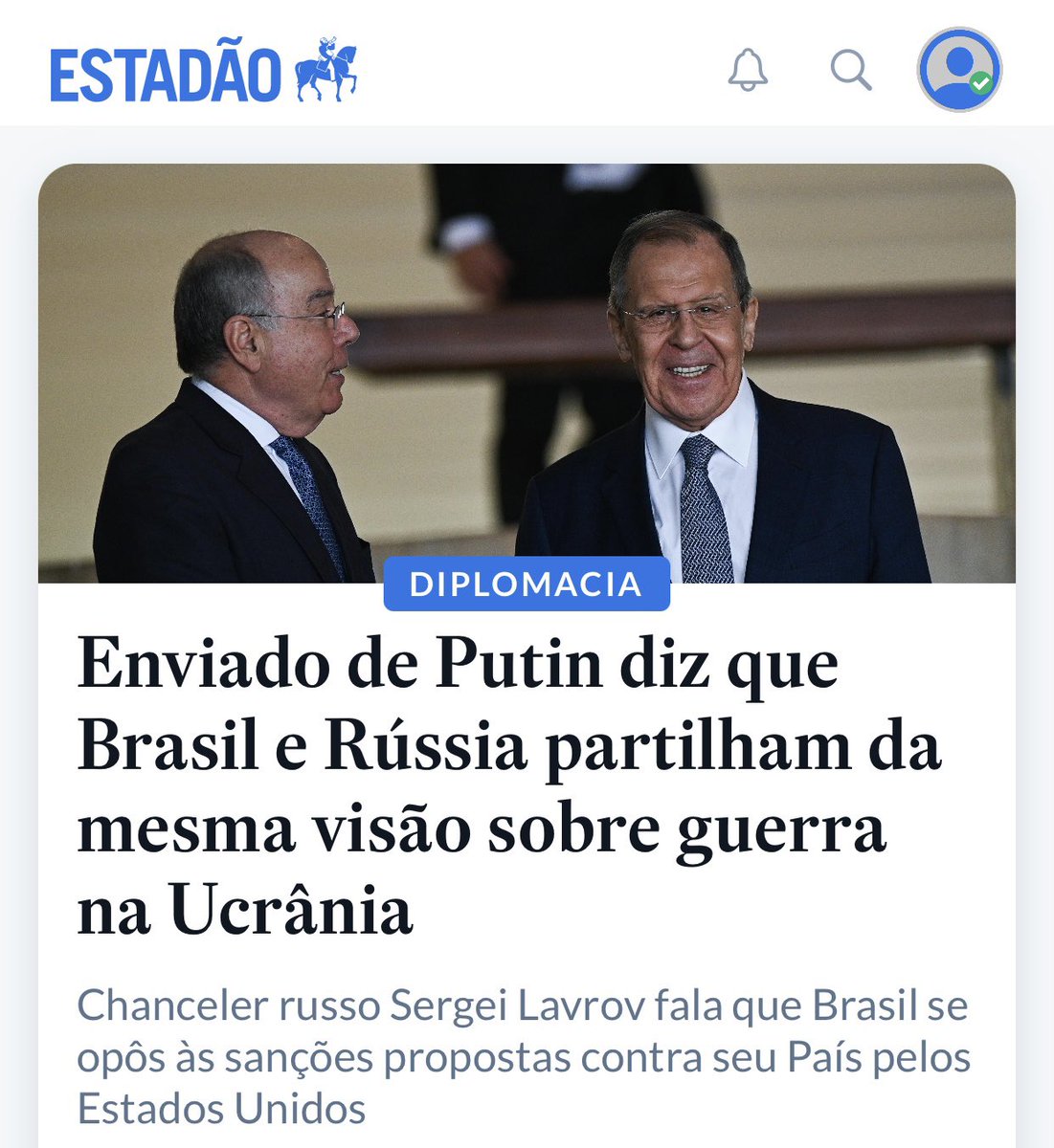 FMouraBrasil's tweet image. O Brasil de Lula se alinha à tirania que invade um país democrático, mata pessoas e sequestra crianças aos milhares, estupra mulheres, bombardeia e destrói instituições de ensino, clínicas, hospitais e comércio, e ainda degrada o meio ambiente.

Ninguém, claro, é democrata assim.