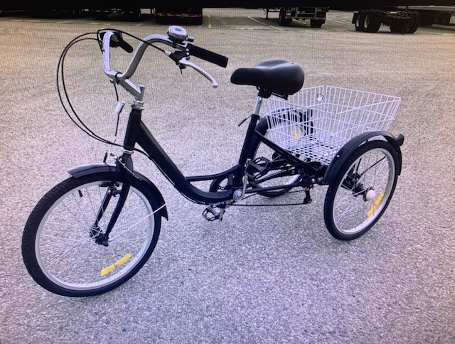 edmontonpolice's tweet photo. On April 15, 2023, at 3:00 a.m., a bike was stolen from 93 St and 103A Ave. The bike was bought by a father whose daughter is special needs and uses the bike often. Serial number of #MGN. 
 
If you have any information about the bike, contact the non-emergency line 780-423-4567. https://t.co/dRFrf56k3V