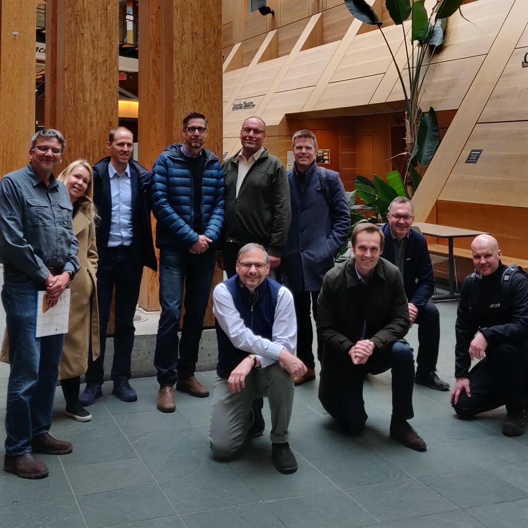 UBCBioProducts's tweet image. Thrilled to have hosted special guests from Finland at #BPI last Saturday! The Finnish government is eager to strengthen business and research ties with US, Japan and Canada. Exciting opportunities for collaboration and growth in #ClimateSmartForestry!