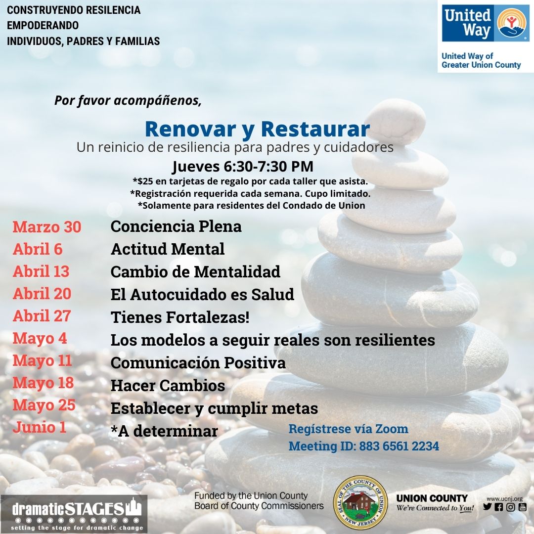 liveunitednj's tweet photo. Join us on Tuesday, April 28th for our "Self-care is Healthcare" workshop from 6:30 7:30 pm! Workshop attendees will receive a $25 supermarket gift card for each workshop they attend. Link in bio to register. https://t.co/aKl0gjWaL6
