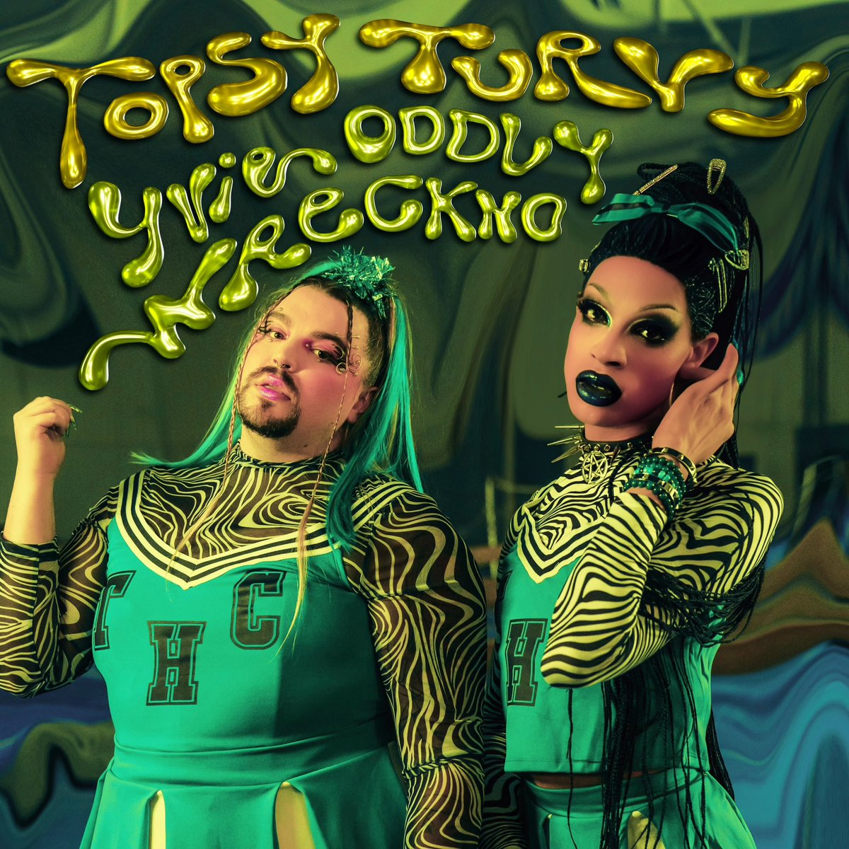 OddlyYvie's tweet photo. 💚💚💚TOPSY TURVY💚💚💚
@wreckno x @OddlyYvie 
Dropping Wednesday!

Pre-save our trippy track today:
https://t.co/egQQZpCZ84 https://t.co/GBZohedmrg
