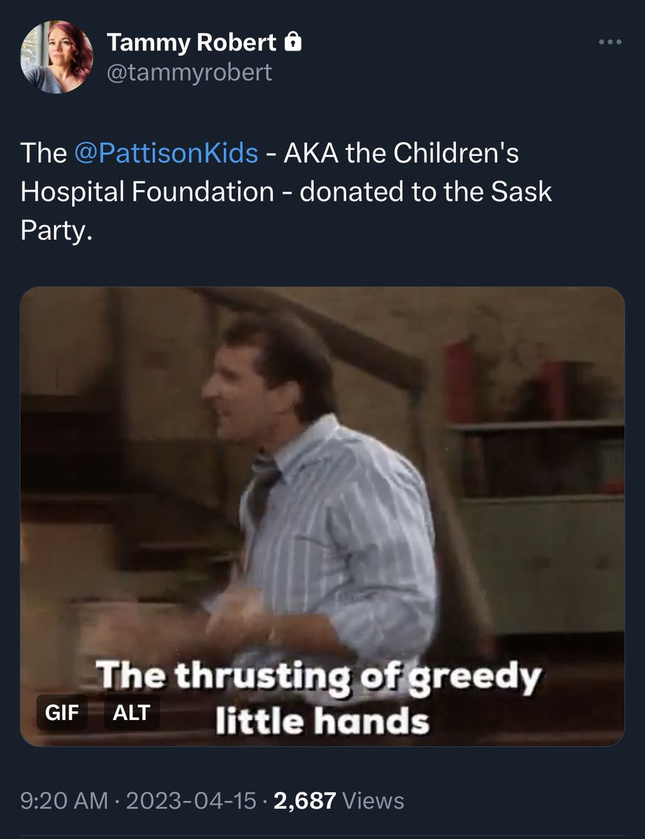 hinz_tamara's tweet photo. Thanks to @tammyrobert for digging this up. It leaves a bad taste in my mouth knowing that these *charities* are funnelling money into the Sask Party. When hardworking citizens donate to @PattisonKids and Autism Regina, are they aware this is where their $ has gone?

#SkPoli https://t.co/3DOGbHCj3p
