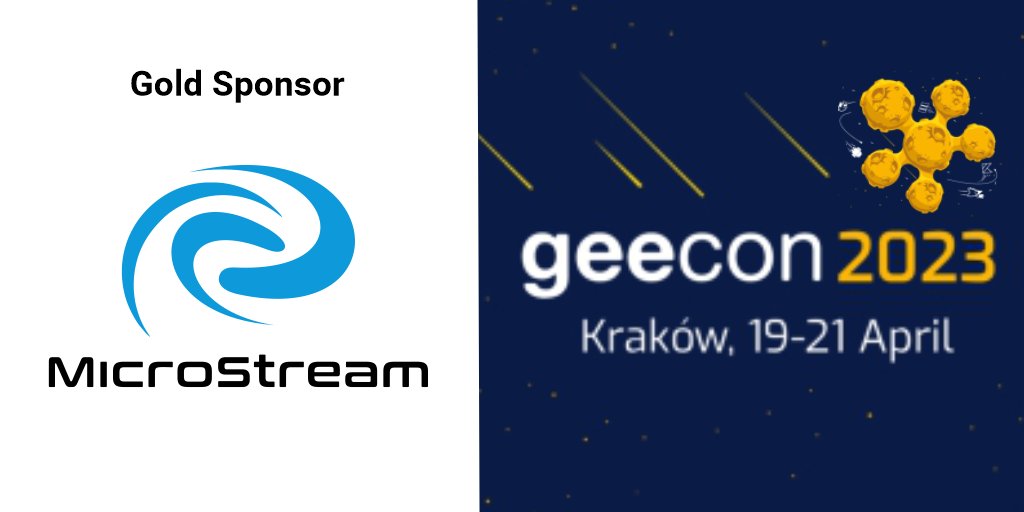 microstreamOne's tweet image. Today! Listen to @MarkusKett´s talks at @GeeCON: #EclipseStore – The new, ultra-fast Java persistence for the cloud & High-Performance #JavaCloudNative Apps. Visit our @microstreamOne experts at the booth & join our raffle 2023.geecon.org/register
#GeeCon #MicroStream #GoldSponsor