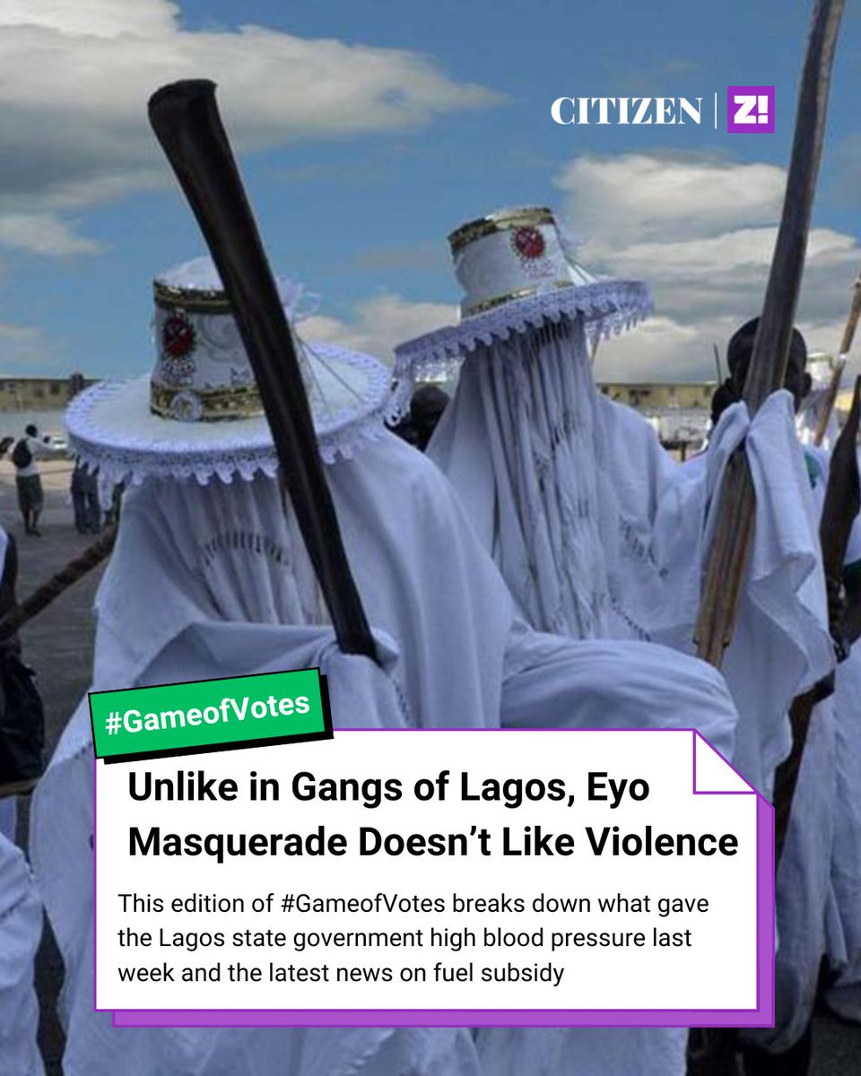ZikokoCitizen's tweet photo. This edition of #GameofVotes breaks down what gave the Lagos state government high blood pressure last week and the latest news on fuel subsidy https://t.co/G6n49EcS3y