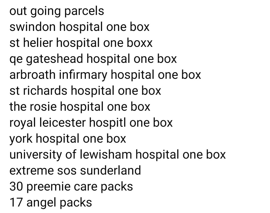 Parcels that went out today. Thank you so much to everyone that has supported us.

#charity #crochet #knitting #sewing #givingback #donate #MHHSBD