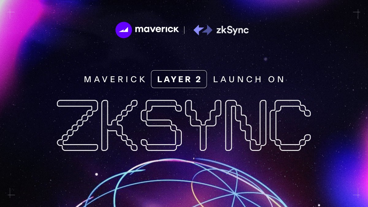 Maverick’s arrived on @zksync @mavprotocol brings its cutting edge DeFi infrastructure to zkSync with a novel Dynamic Distribution AMM & massive #CapitalEfficiency improvements Capital Efficiency+Scalability+Decentralization=the future is here 👉app.mav.xyz/pools 🧵1/6