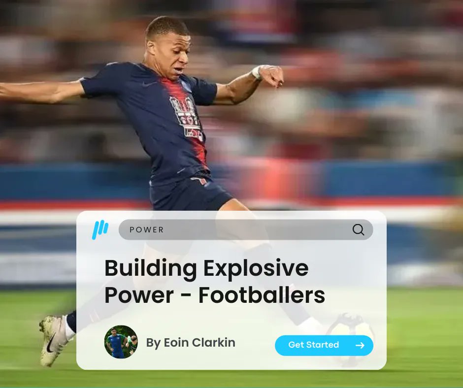Take your football game to the next level with Coach Eoin Clarkin's 'Building Explosive Power' training plan! Improve your acceleration & agility on the field, and maximize your performance and success with improved #power & #speed ⚽ 🏋️‍♂️ . Check it out buff.ly/41utaue