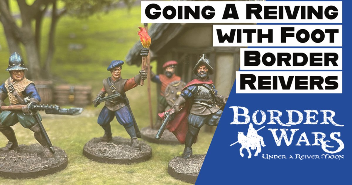 panzerkaput's tweet photo. New Video uploaded to my YouTube channel PanzerKaput's Painting School for Scoundrels
#borderwars, #borderreiver, #flagsofwar, #historicalgamer, #nowarhammer
Going a reiving with Mounted Border Reivers for Border Wars from Flags o... https://t.co/tj8kQxP8B9 via @YouTube https://t.co/ChojZZTQza