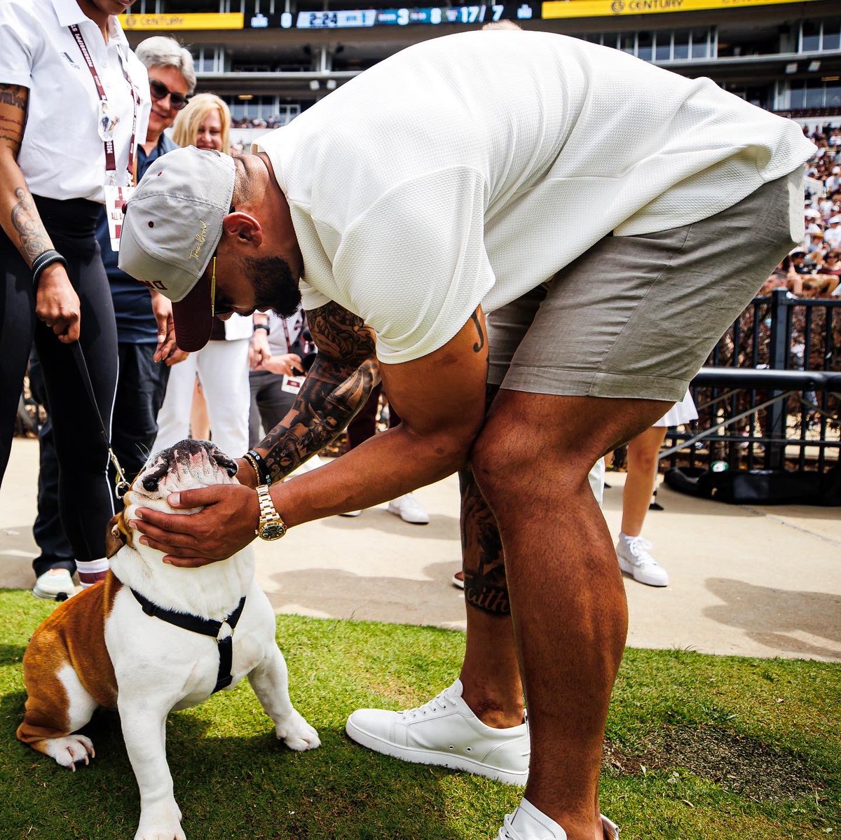 dallascowboys's tweet photo. Springtime in StarkVegas 🐾

#DallasCowboys | 📸: @HailStateFB https://t.co/8jnZOqnFXn