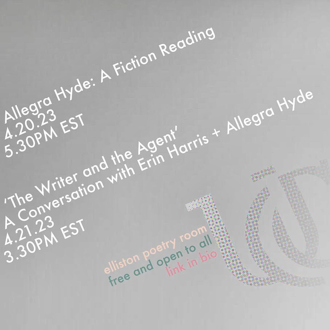 Allegra Hyde (@allegra_hyde) on Twitter photo Really excited to be heading to Cincinnati later this week!
I’ll be reading from THE LAST CATASTROPHE and also doing a panel with my wonderful agent <a href="/ErinHarrisFolio/">Erin Harris UPDATES</a> ✨ Join us in person or on Zoom!
Info and links here: artsci.uc.edu/departments/en… Really excited to be heading to Cincinnati later this week!
I’ll be reading from THE LAST CATASTROPHE and also doing a panel with my wonderful agent <a href="/ErinHarrisFolio/">Erin Harris UPDATES</a> ✨ Join us in person or on Zoom!
Info and links here: artsci.uc.edu/departments/en…