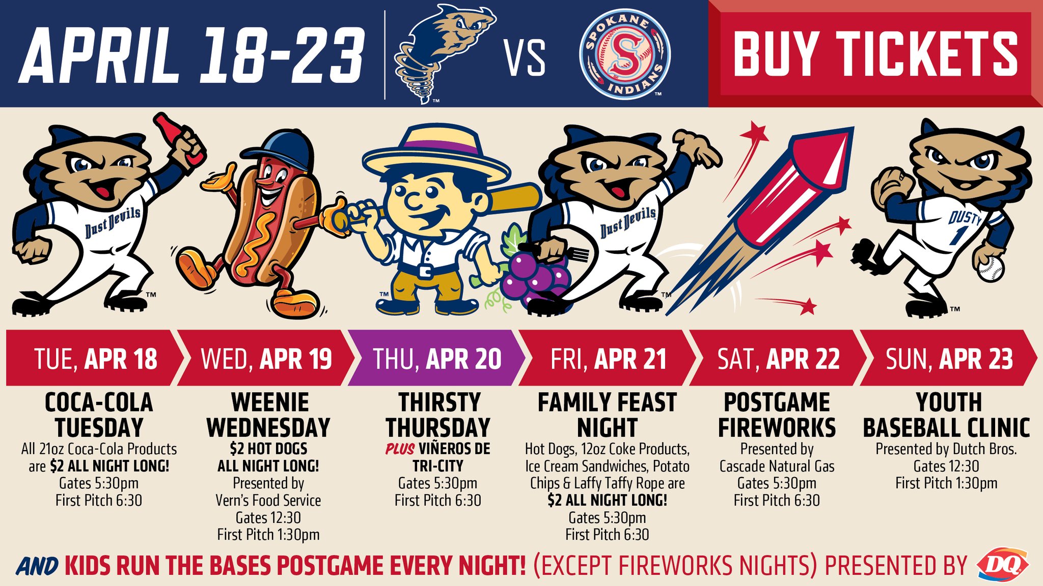 TriCity Dust Devils on Twitter "The Dust Devils are BACK this Tuesday