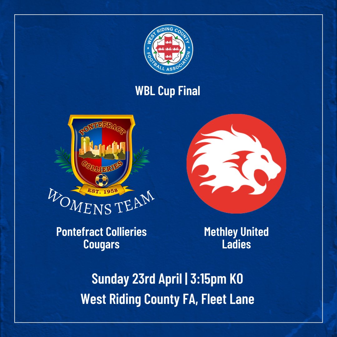 PonteCollsFC's tweet photo. 𝙒𝘽𝙇 𝘾𝙪𝙥 𝙁𝙞𝙣𝙖𝙡 🏆

Our women’s team in their first season together have reached their cup final! 

Come along and get behind them 👏���

#UTC https://t.co/97vYdJiSJj