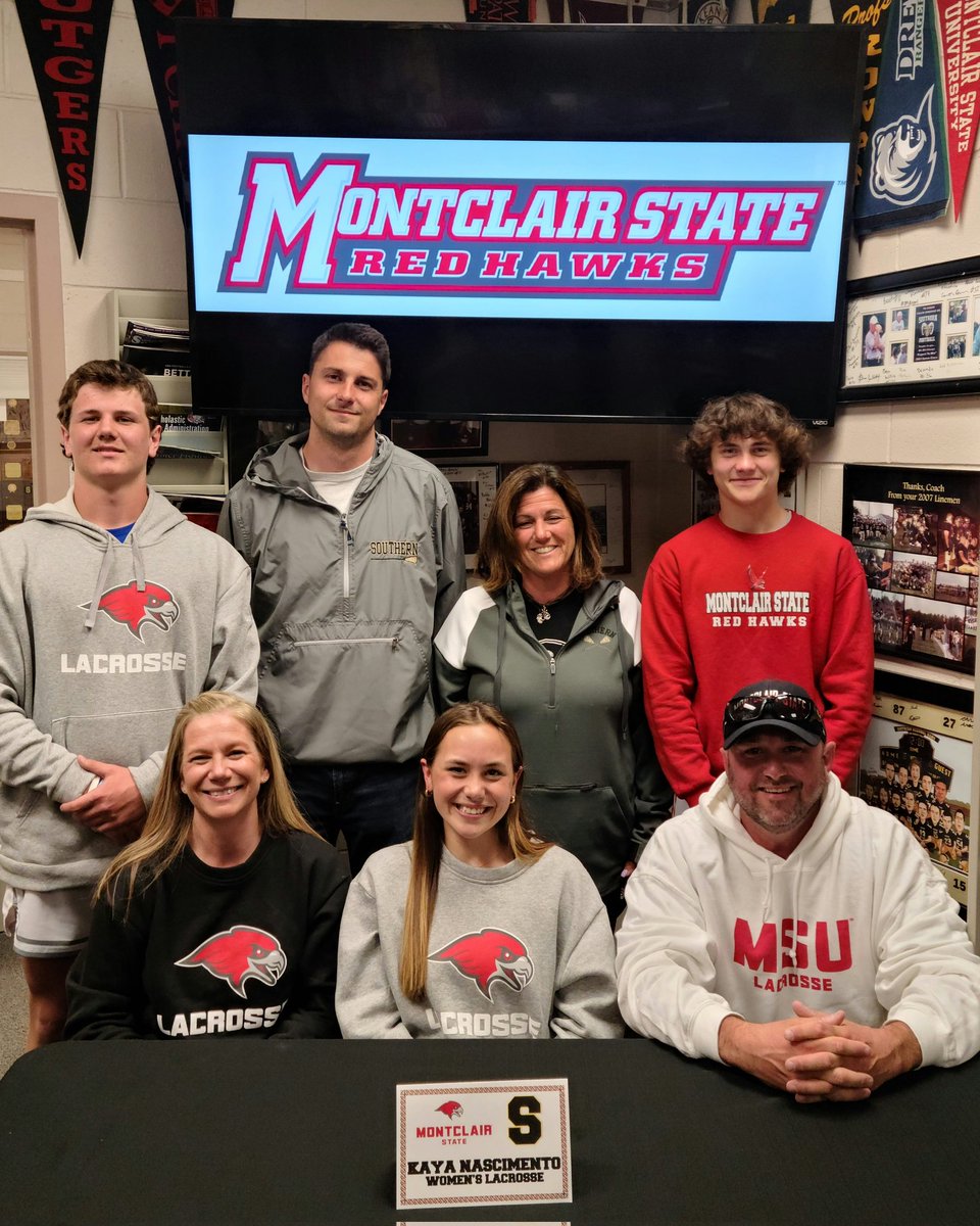 DonohueJr's tweet image. Congratulations @SRGirlsLax Kaya Nascimento on her commitment to continue her education &amp;amp; LaCrosse careers at @msuredhawks....Kaya is pictured with her family, Head Coach Johnson and Coach  Sweeney. Kaya is a Multi-Sport Athlete also competing on our @SRGVB17 team. Best of Luck!