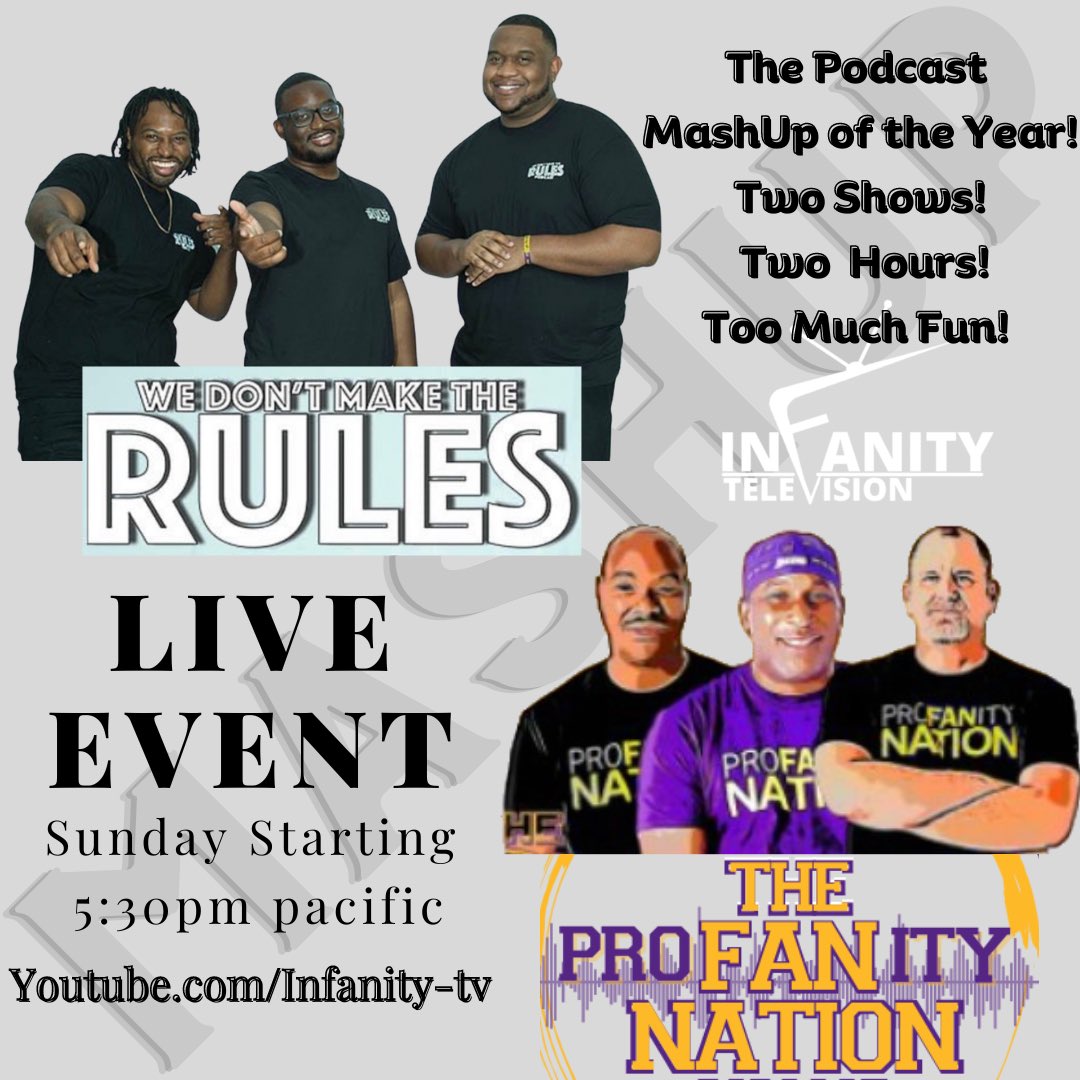 profanity_the's tweet photo. We linked up with the @WDMTRPod for this special crossover episode 🔥🤝

Watch now on our YouTube channel

🔗 https://t.co/9xa4cWBPw8 https://t.co/d1CZHCJLQr