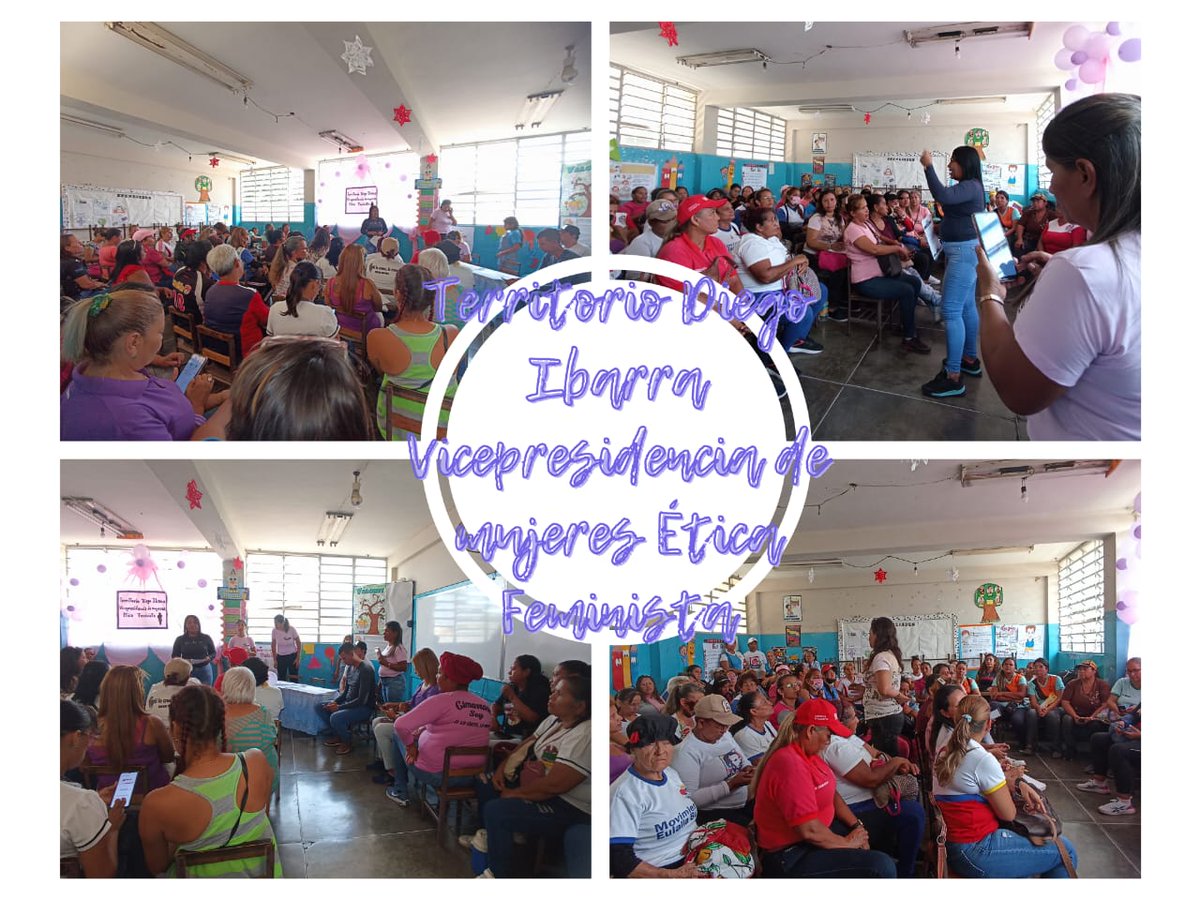 Charla "Ética Feminista"con la Lcd. Marioxi Molina Vicepresidenta de mujeres del Municipio Diego Ibarra. Acompañada de Facilitadora de <a href="/Car08LB/">Infocentro LasBrisas</a>,Jefas de comunidad, Jefas de calle y organizaciones que hacen vida en el Municipio #ConMaduroMásRevolución <a href="/Gabrielasjr/">Gabriela Jiménez</a> <a href="/LaRosaInfoVE/">LaRosaInfoVE</a>
