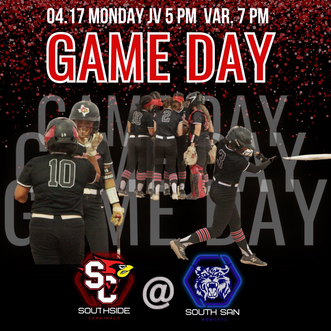 christacarras32's tweet photo. Let’s end our district season with a BANG! #rollside #southside #cardinalsoftball https://t.co/7VVg04o45s