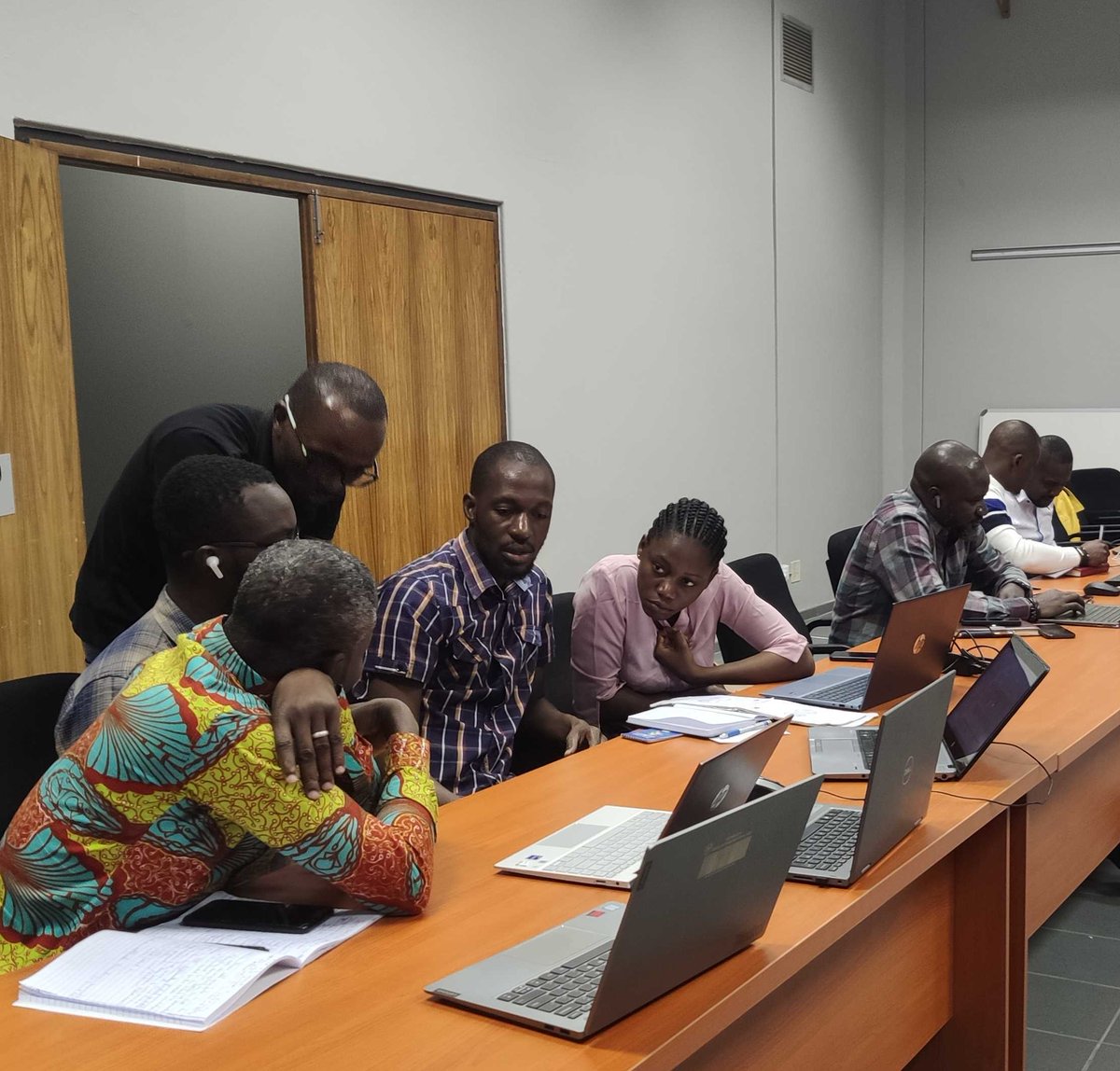 ResearchCcg's tweet photo. Day one of our Energy Modelling Platform training at the University of Namibia. This group are enhancing their skills with the OSeMOSYS tool. We're coaching on 5 separate tools this time. #energymodelling #climatecompatiblegrowth #Namibia https://t.co/8euwfk3T6n