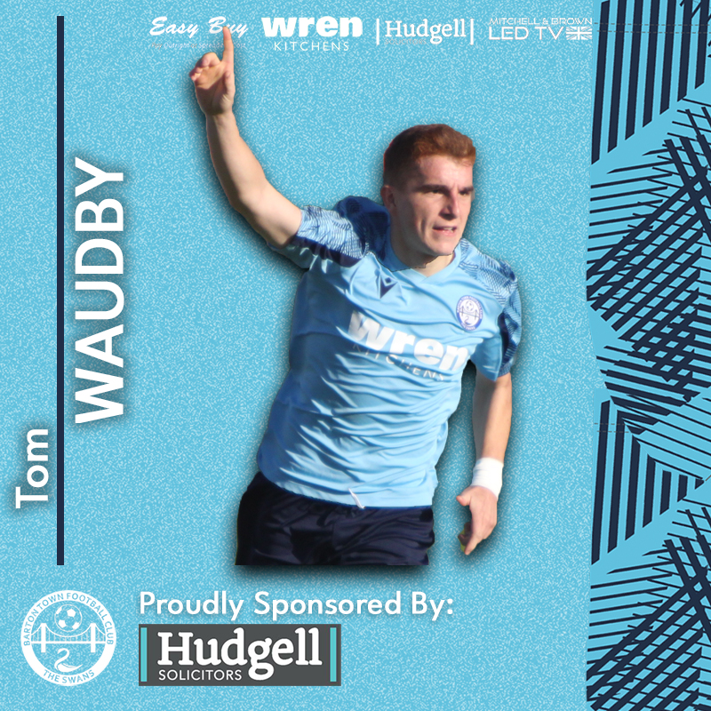 BartonTownFC's tweet photo. 24: GOAL!

That’s number 20! Tom Waudby, sponsored by @hudgellsol, receives the ball in the area and slots it in for his 20th goal of the season. Get in!

🦢1-0🟢 https://t.co/Lyd2InlIBI