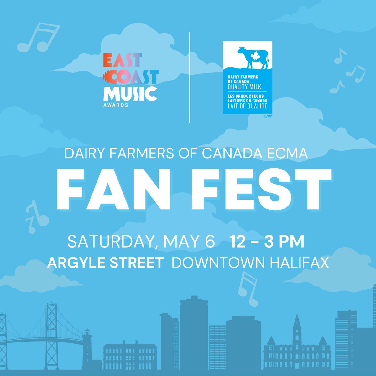We're just weeks away from the East Coast's biggest week in music! 🤘🎸🎶

The <a href="/dfc_plc/">DFC / PLC</a> ECMA FAN FEST takes over Halifax's Argyle Street on May 6th with performances from <a href="/deedeeaustin107/">DeeDee Austin</a>, <a href="/JRDNmusic/">JRDN</a>, <a href="/kellieloder/">Kellie Loder</a> &amp; <a href="/neondreams/">Neon Dreams</a>!

Learn more: ecma.com/news/neon-drea…