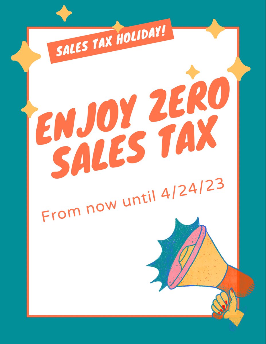 HerbalAltDC's tweet photo. Come shop with us and enjoy the tax free holiday from now until 4/24 🥳 https://t.co/rUV0oiomCG