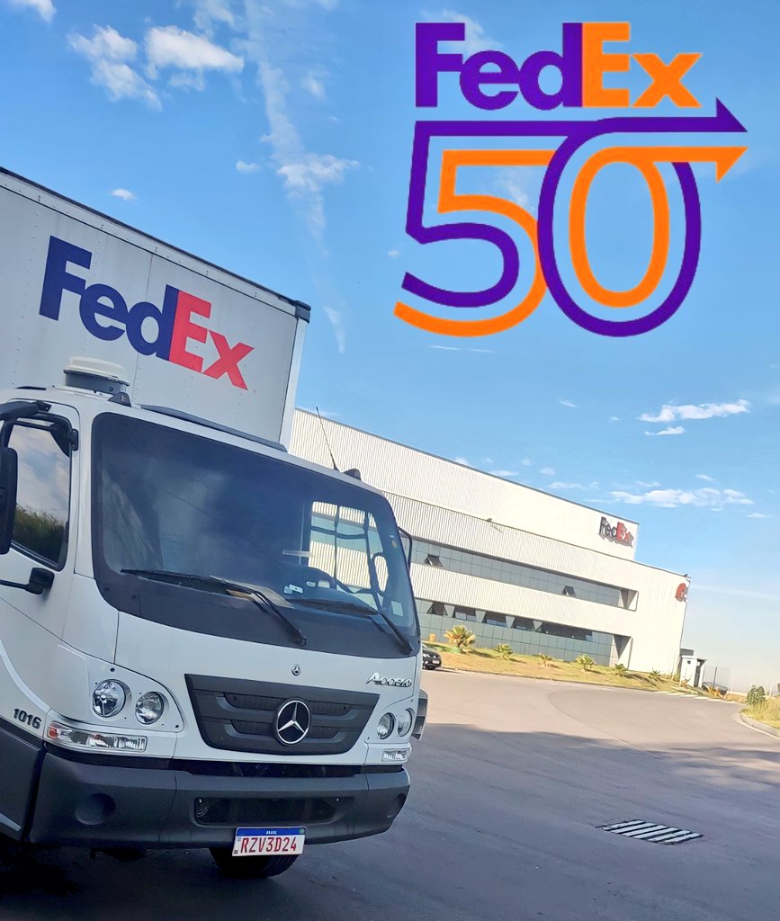 Parabéns pra nós! 🥳
50 anos entregando sonhos... #FedEx50