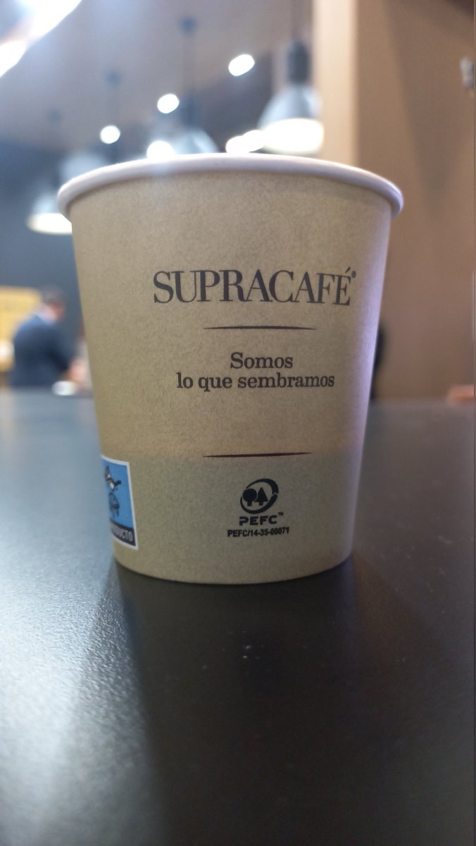 Que bien nos viene un cafetito @supracafeesp en #SG23 @GrupoGourmets 
Y que gusto cuando te tratan tan bien. 💯