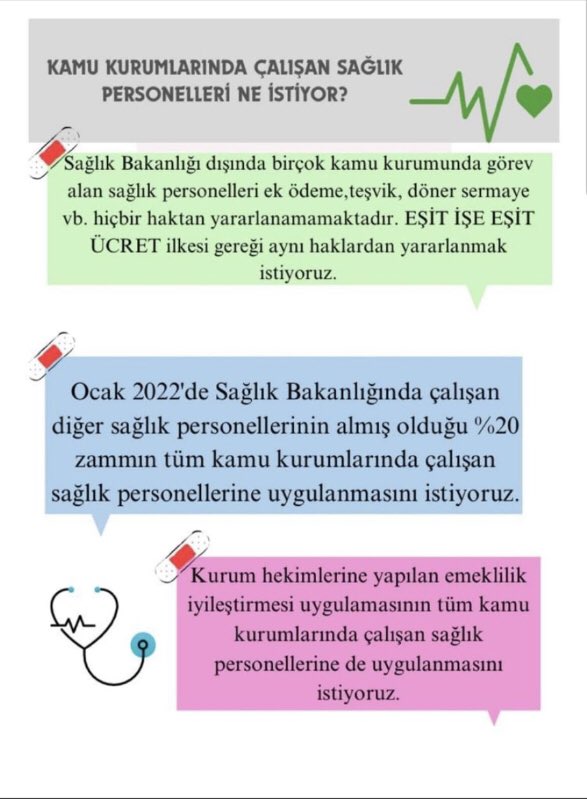KadriyeKizilsu's tweet photo. #kamukurumlarındaçalışanhekimdışısağlıkçalışanları #hekimdışısağlıkçınınsesiol #KadirGecesi #KismeteOlur @MTanal @Enerji1sen https://t.co/Tm3lwD2ua5