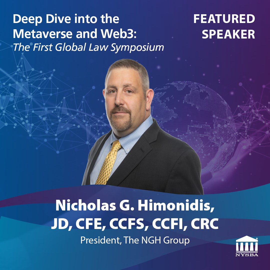 1/3] Meet Nicholas Himonidis. He is a licensed attorney, Private  Investigator, Certified Fraud Examiner, Certified Computer Forensic  Specialist, Certified Cryptocurrency Forensic Investigator and court  qualified Expert Witness in the field of digital