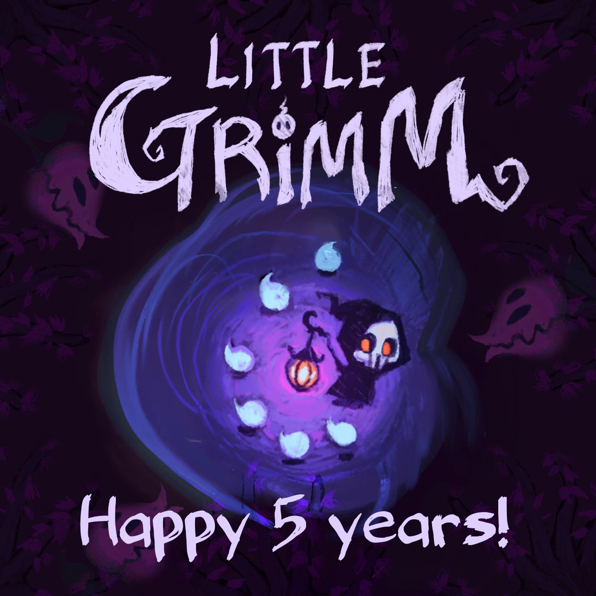 LittleGrimmGame's tweet photo. April 17th... Omigosh! Little Grimm turns 5 years old! Happy birthday! #gamedev #indiedev #LittleGrimm https://t.co/h5EBakcDya