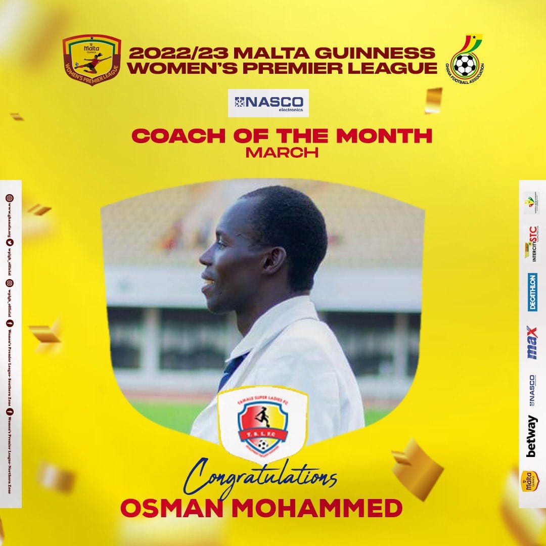 CONGRATULATIONS 

COACH OSMAN MOHAMMED
#tamalesuperladies
💛❤️🤍💙
#WeAreHereToStay