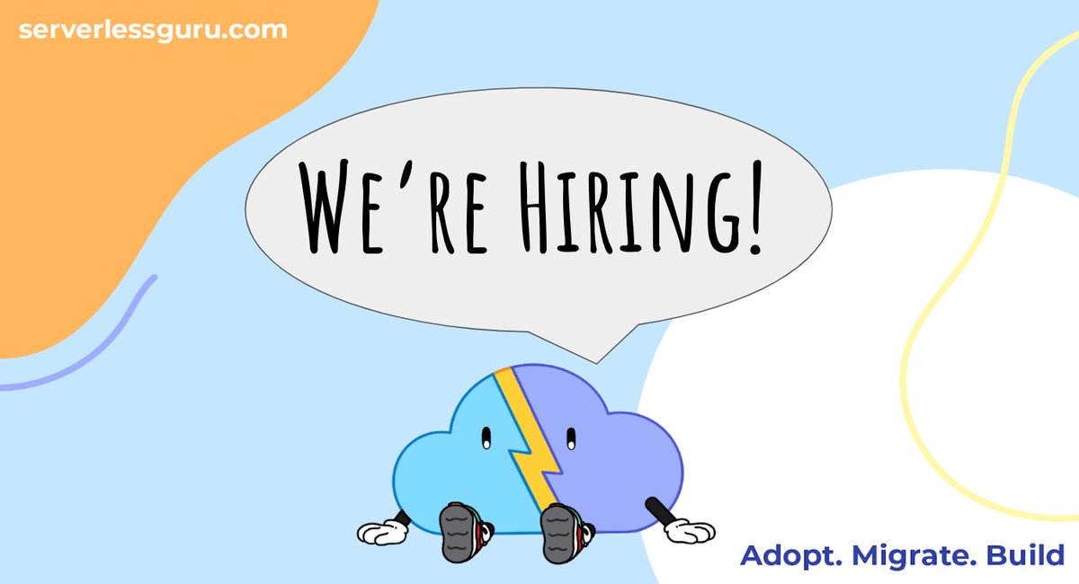serverlessguru's tweet photo. We're HIRING: Are you interested in Serverless Development or have a friend who might be? Submit your application now to be considered 🤝 #hiring #remotework #remotejob #serverless #cloudcomputing #helpwanted https://t.co/Xdt1pJ49Et https://t.co/ZiIBvtyH2h