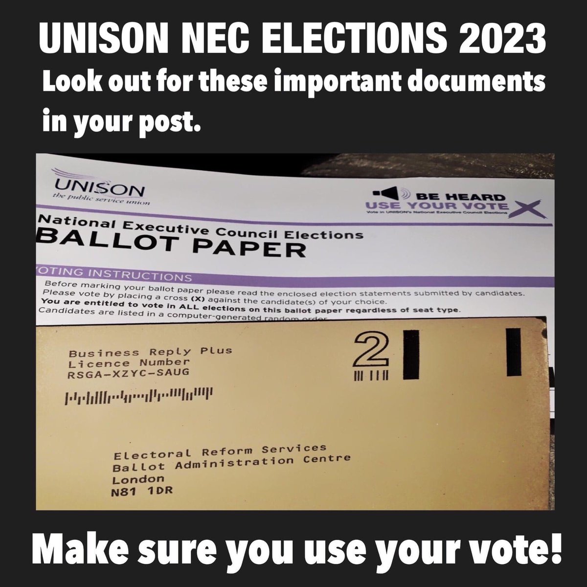 bkodunlami's tweet photo. 📢 Please look out for your Ballot papers and use your vote to elect:
 For a united NEC that works for all  Vote for Abiola Kusoro for London Low Paid seat 
Sonya Howard and Anu Prashar for London Female Seats and Eddie Brand for London Male Seat  
Thank you for your support!! https://t.co/KH8bvqiCki