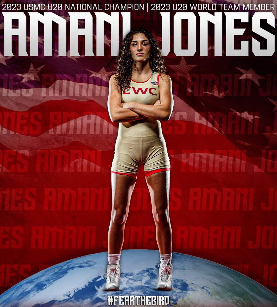 Amani Jones is your U20 World Team rep at 55kg! #FearTheBird #SHAPOWIE