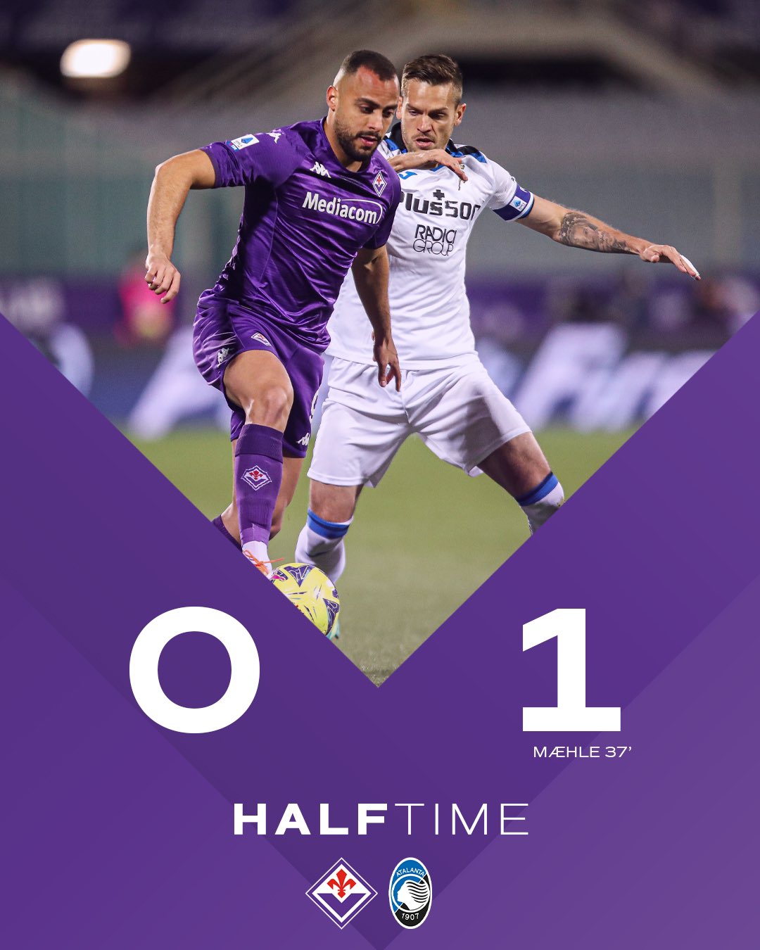 ACF Fiorentina English on X: We trail at the break