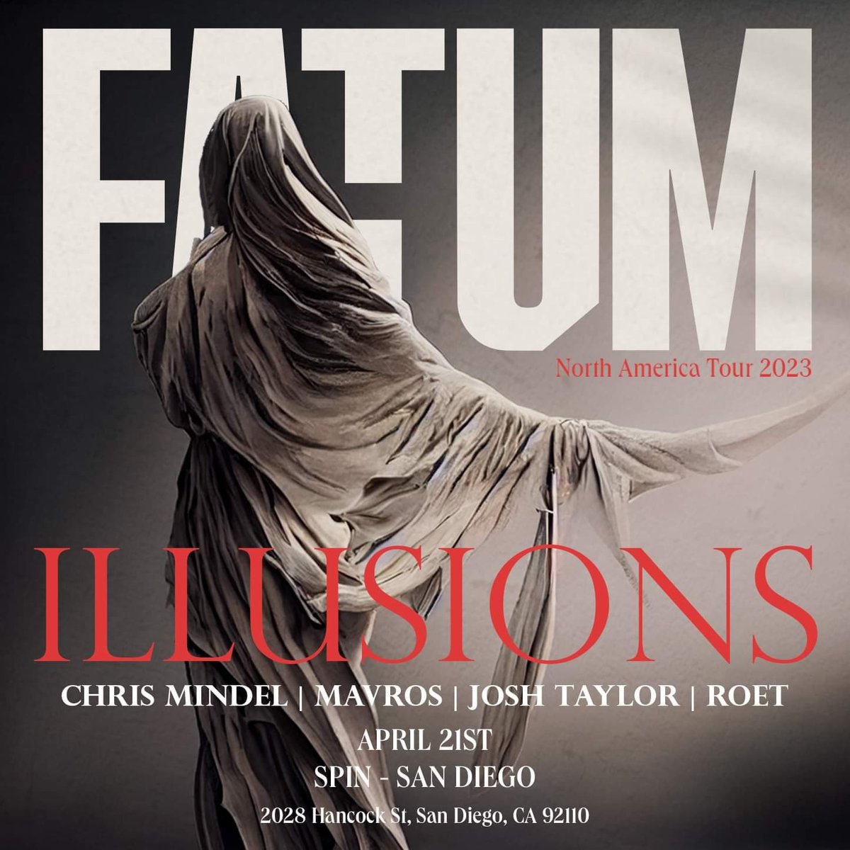 IntricacyNights's tweet photo. This Friday! Grammy nominated duo @fatummusic  returns to @SpinNightclub  for @intricacynights x @lucentnights 🎉 Friday April 21st  San Diego, CA 21+ 🎶

🎫→⁠_⁠→ https://t.co/hMW4BkXo3k

@Mavros_Music @Roetmusic @Chris_Mindel @djjoshtaylor858 @SanDiegoTrance https://t.co/2LXrb9KFKZ