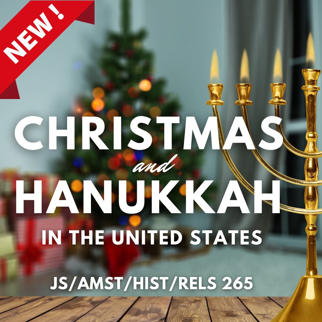 js_sfsu's tweet photo. NEW FALL 2023 ONLINE COURSE: JS/AMST/HIST/RELS 265 Christmas &amp; Hanukkah in the United States

Learn more about this course and all of the #SFSU Jewish Studies Fall 2023 courses: https://t.co/c5XOTR84aD

Open University and ElderCollege students welcome at instructor’s discretion. https://t.co/zw4PzNlEn4