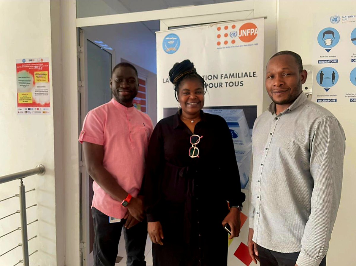 Yolandetchoun's tweet photo. Great meeting the acting GBV AoR Co in Mali on April. 4th. We discussed on strategic coordination and IRC's role. It was nice to see that we share similar views on strategic priorities: capacity building of local partners, mobile delivery services and RRMs' integration. https://t.co/VZpHnfUNmW